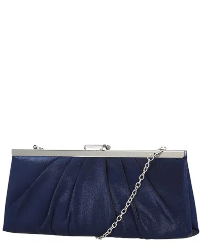 Jessica Mcclintock Blaire Satin Clutch In Red