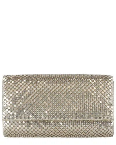 Jessica Mcclintock Cassie Mesh Clutch In Pink