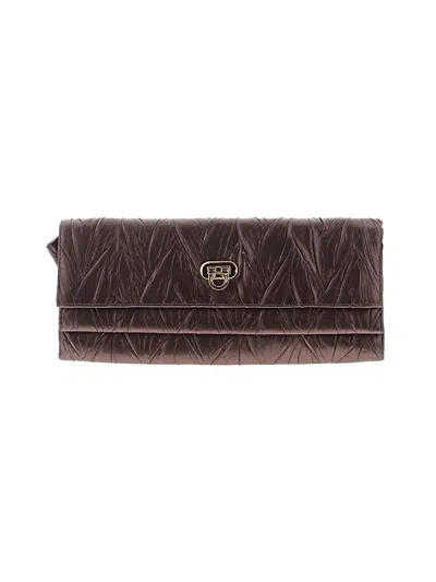 Pre-owned Jessica Mcclintock Clutch In Brown