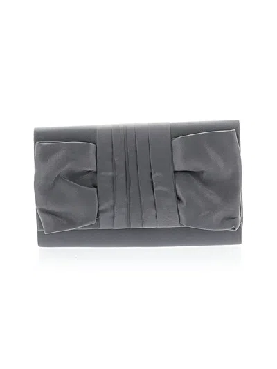 Pre-owned Jessica Mcclintock Clutch In Gray