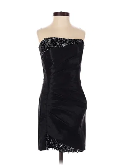Pre-owned Jessica Mcclintock Cocktail Dress In Black