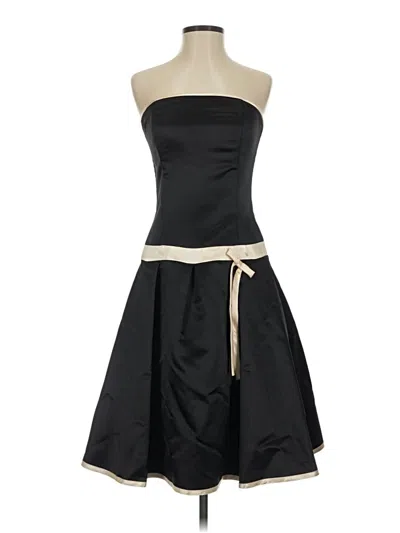 Pre-owned Jessica Mcclintock Cocktail Dress In Black