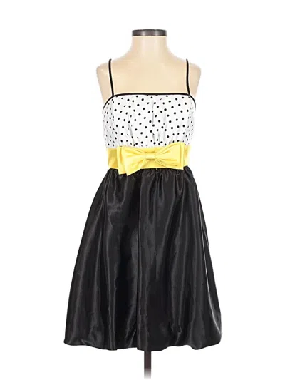 Pre-owned Jessica Mcclintock Cocktail Dress In Black