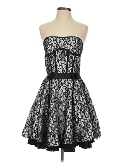 Pre-owned Jessica Mcclintock Cocktail Dress In Black