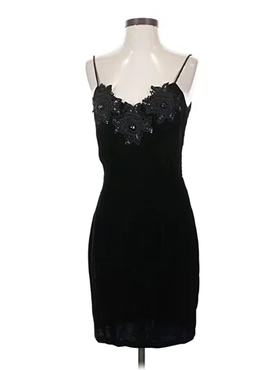 Pre-owned Jessica Mcclintock Cocktail Dress In Black