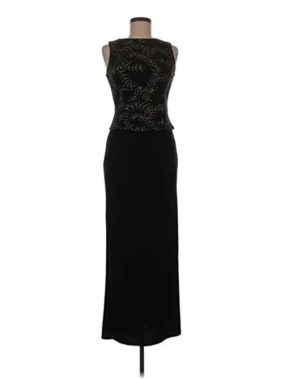 Pre-owned Jessica Mcclintock Cocktail Dress In Black