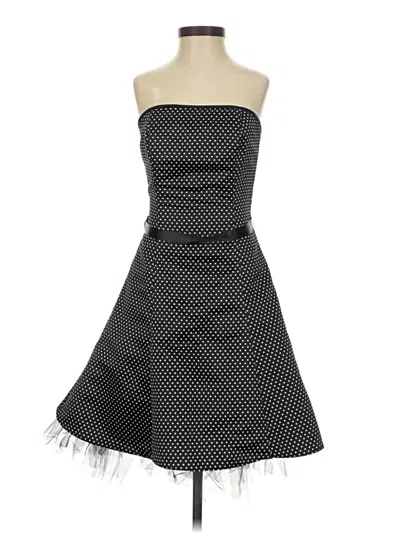 Pre-owned Jessica Mcclintock Cocktail Dress In Black