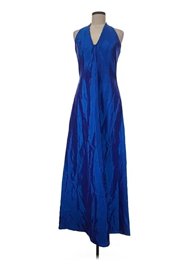 Pre-owned Jessica Mcclintock Cocktail Dress In Blue