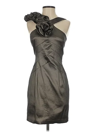 Pre-owned Jessica Mcclintock Cocktail Dress In Green