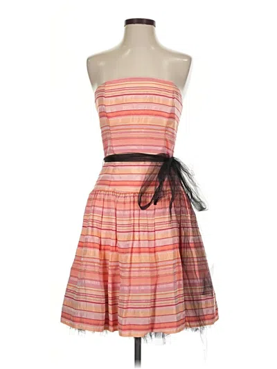 Pre-owned Jessica Mcclintock Cocktail Dress In Orange