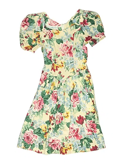 Pre-owned Jessica Mcclintock Kids' Dress In Yellow