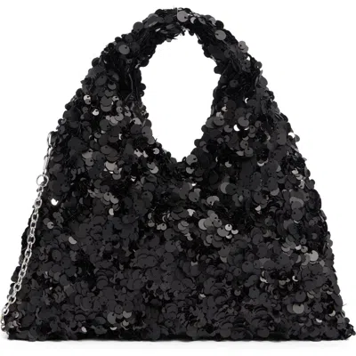 Jessica Mcclintock Fern Sequin Clutch In Black