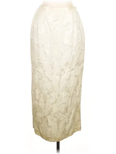 Pre-owned Jessica Mcclintock Formal Skirt In Ivory