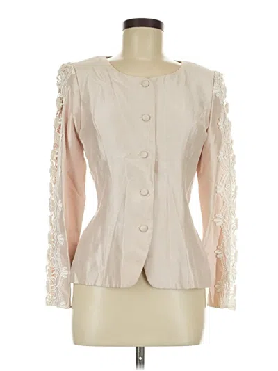 Pre-owned Jessica Mcclintock Jacket In Ivory