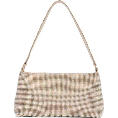 Jessica Mcclintock Jolene Rhinestone Embellished Shoulder Bag In Gold