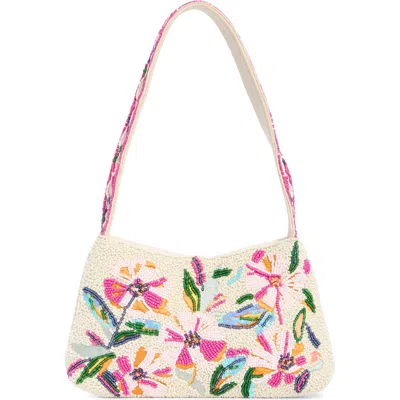 Jessica Mcclintock Juniper Beaded Shoulder Bag In Multi