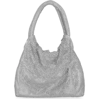 Jessica Mcclintock Jupiter Rhinestone Mesh Clutch