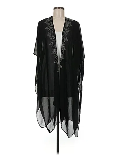 Jessica Mcclintock Kimono In Black