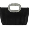 Jessica Mcclintock Livy Pleated Clutch In Black
