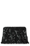 Jessica Mcclintock Lorana Clutch In Black