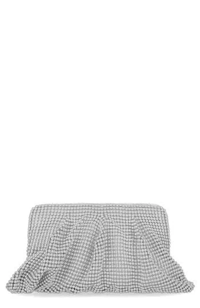 Jessica Mcclintock Lorana Clutch In Silver