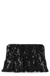 Jessica Mcclintock Lorna Metal Mesh Clutch