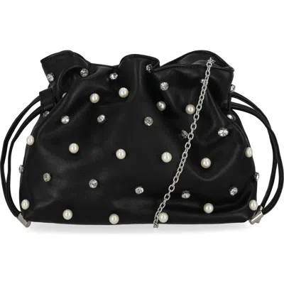 Jessica Mcclintock Luca Studded Drawstring Big In Black