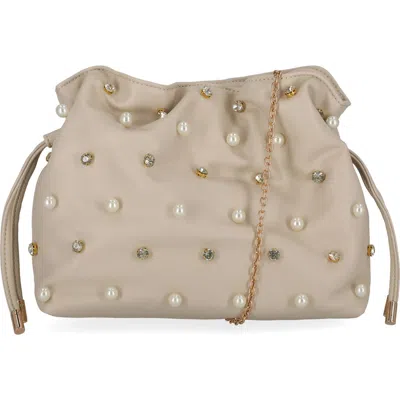 Jessica Mcclintock Luca Studded Drawstring Big In Brown