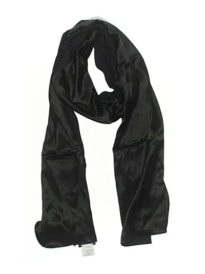 Pre-owned Jessica Mcclintock Scarf In Black