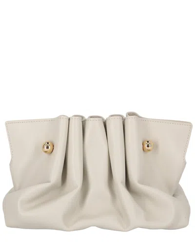 Jessica Mcclintock Shaye Clutch In Neutral
