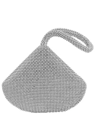 Jessica Mcclintock Staci Diamonte Wristlet In Silver