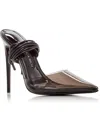 Jessica Rich Bella Womens Slip On Ankle Tie Pumps In Black