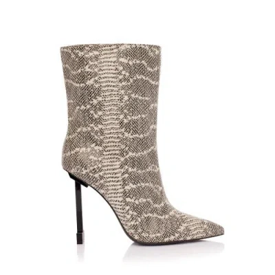 Jessica Rich Bootie In White Snake