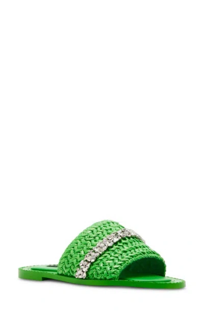 Jessica Rich By Steve Madden Starlight Slide Sandal In Green