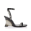 Jessica Rich Diamond Wedge In Noir