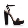 Jessica Rich Love Platform Sandal In Black