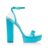 Jessica Rich Platform Sandal In Blue