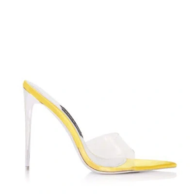 Jessica Rich Racy Mule Sandal In Yellow