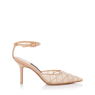 JESSICA RICH WOMEN'S NEUTRALS / GOLD AMORAMESH SLINGBACK