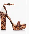 Jessica Rich Women's Platform Sandal In Leopard In Multi