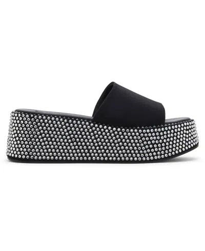 Jessica Rich Women's Stardust Platform Slide In Black Multi
