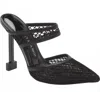 Jessica Rich Women's Ysabelle Fishnet Pointed Toe Heels In Black In Black