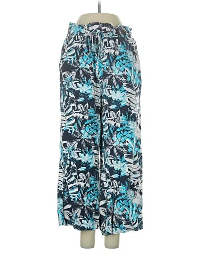 Pre-owned Jessica Riley Linen Pants In Blue
