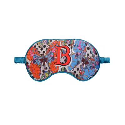 Jessica Russell Flint Blue B For Butterfly - Silk Eye Mask