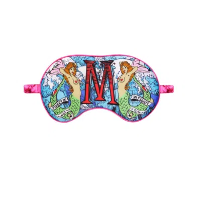 Jessica Russell Flint Blue M For Mermaid - Silk Eye Mask