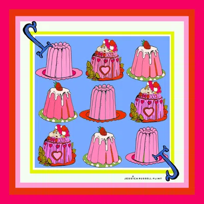 Jessica Russell Flint Design Print - J For Jelly In Multi