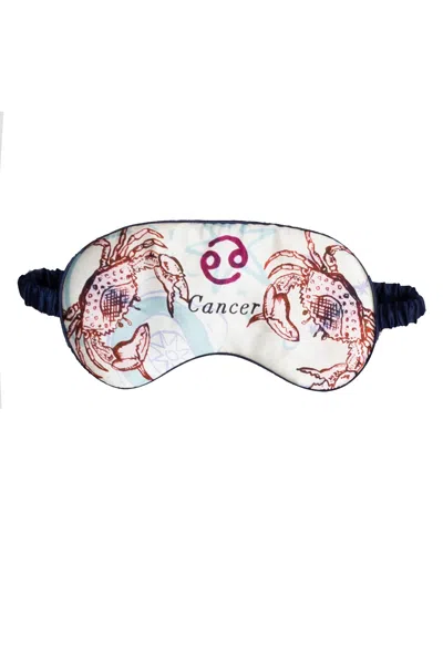 Jessica Russell Flint Neutrals Silk Eye Mask Cancer