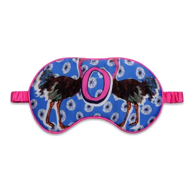 Jessica Russell Flint O For Ostrich - Silk Eye Mask