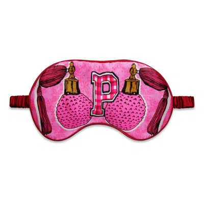 Jessica Russell Flint P For Perfume - Silk Eye Mask In Pink