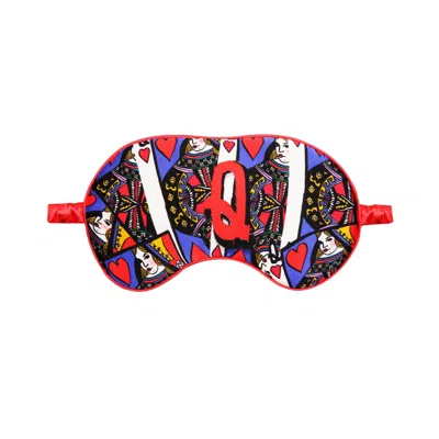 Jessica Russell Flint Q For Queen Of Hearts - Silk Eye Mask